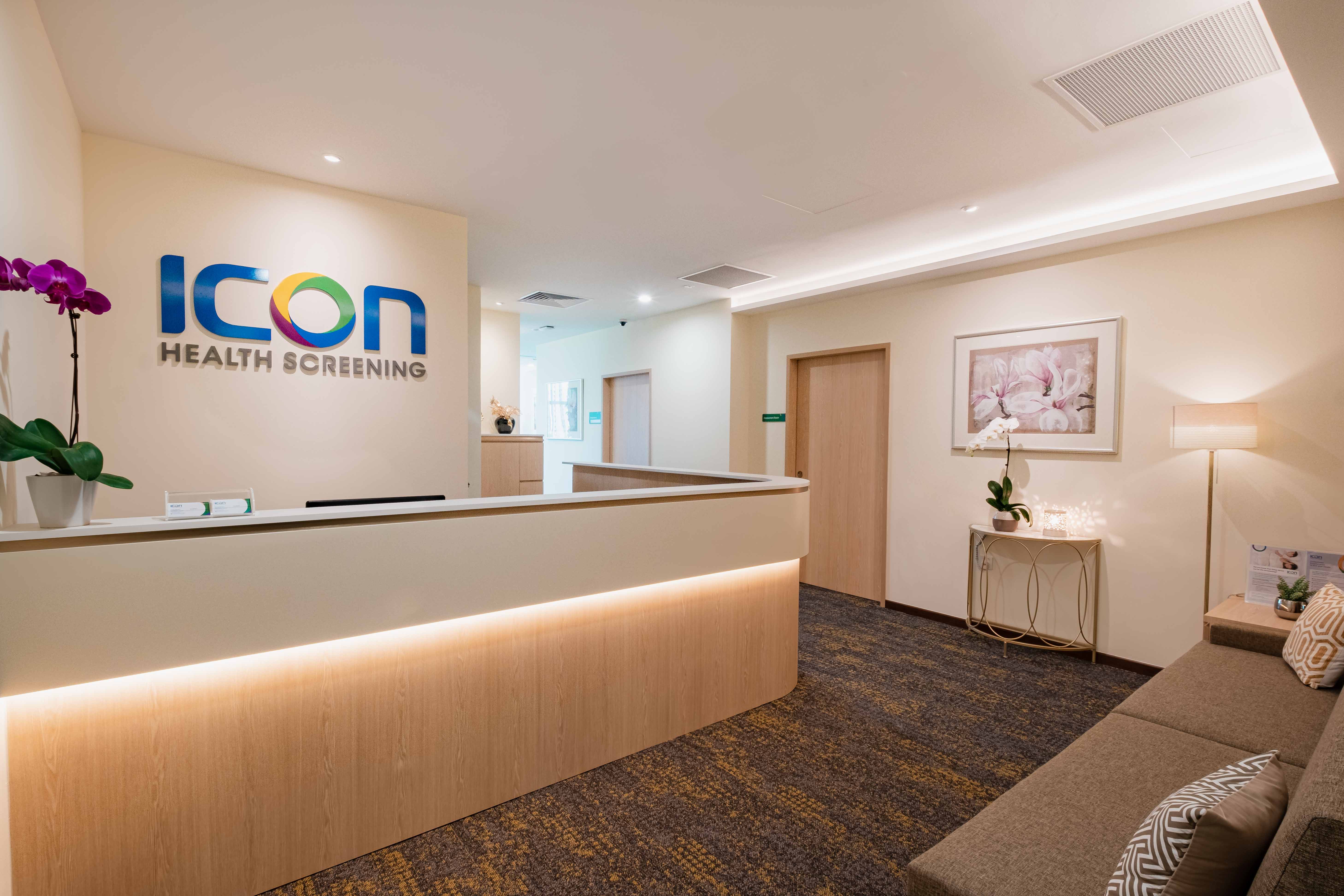 Icon Health Screen Camden Reception